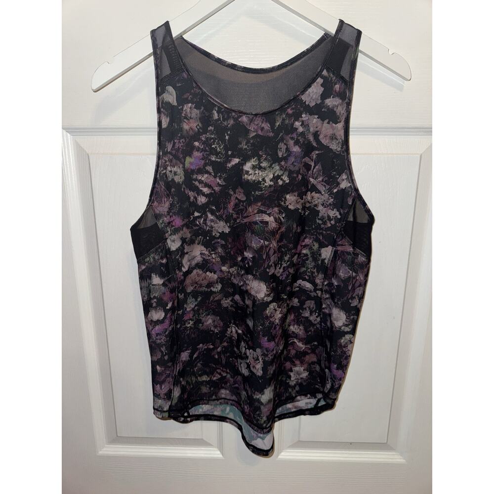 Lululemon Sculpt Tank II Floral Illusion Antique White Multi‎ 6/8